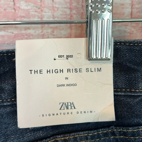 ZARA Jeans Women's High Rise Slim  NWT - Picture 3 of 8